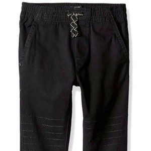 Lee Boys' Jogger Pant Moto Black  Size Medium